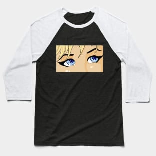 Anime Girl Eyes Baseball T-Shirt